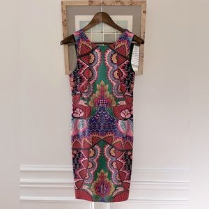 Maeve Anthropologie Multicolored Dress Size 6 Back Cutout